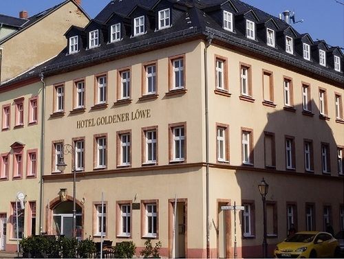 Hotel Goldener Loewe Waldheim Eksteriør billede